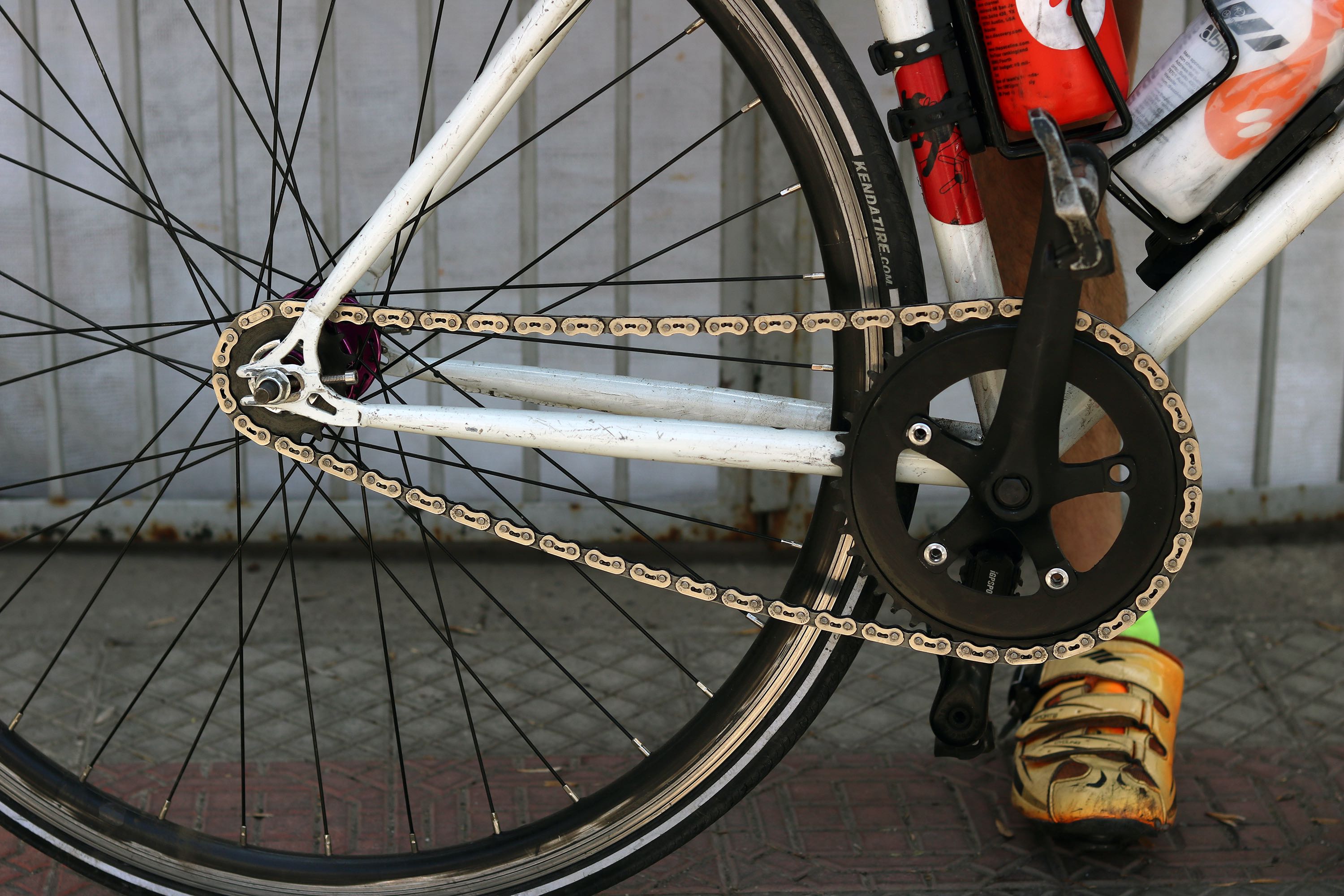 Bicicleta enfocada al piñón fijo