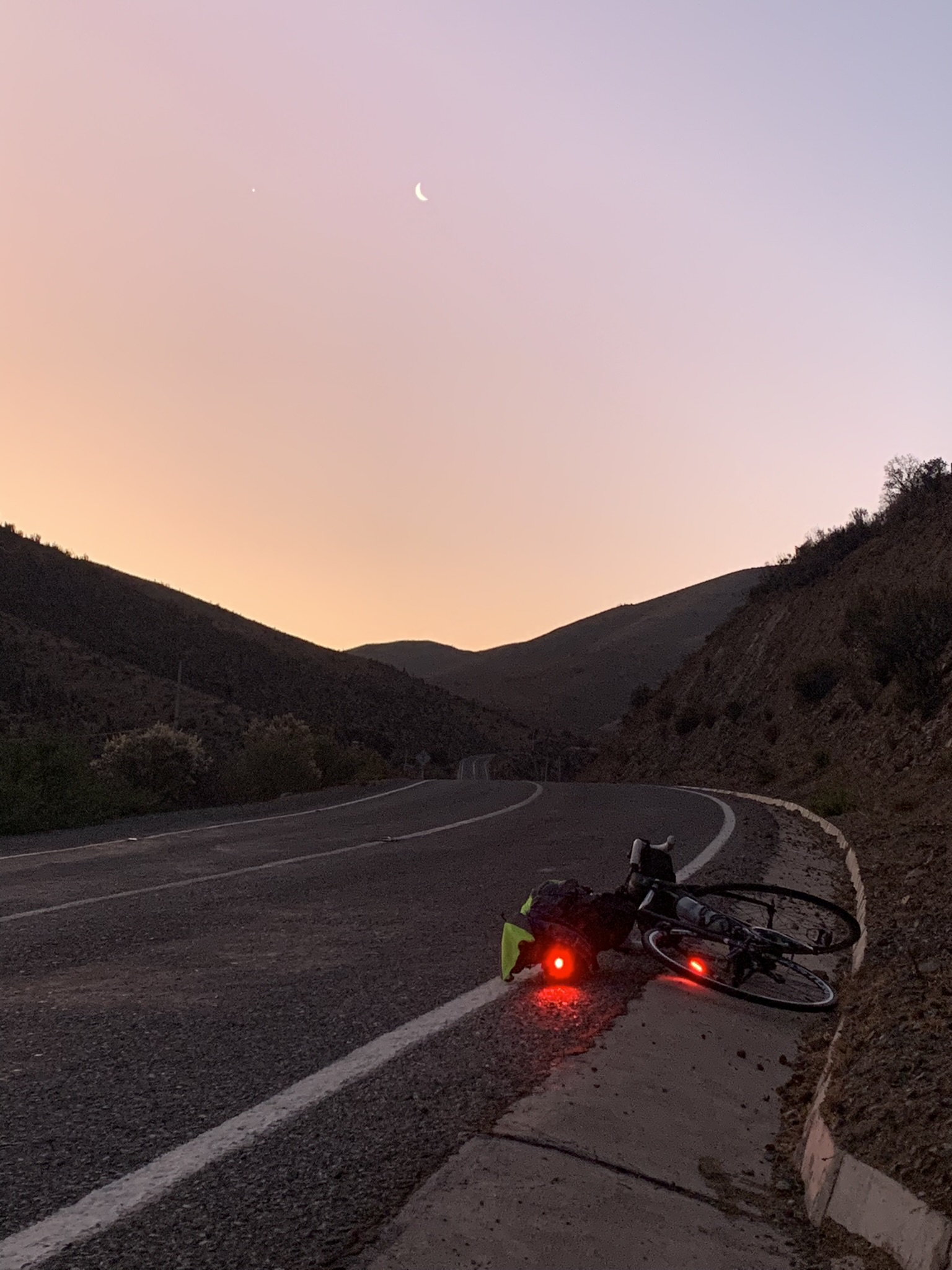 Atardecer en ruta día 2