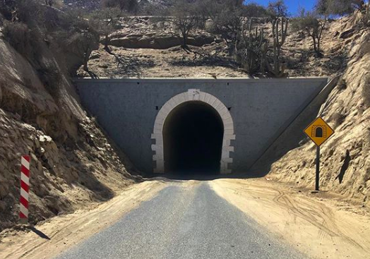 Túneles antiguos de vuelta hacia Santiago.