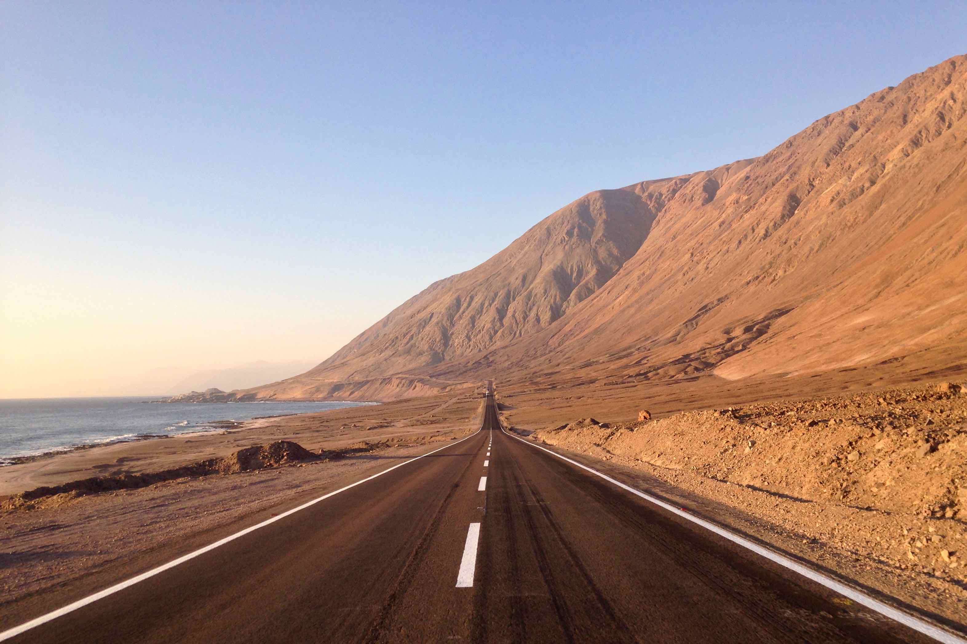Ruta costera entre Tocopilla y Antofagasta